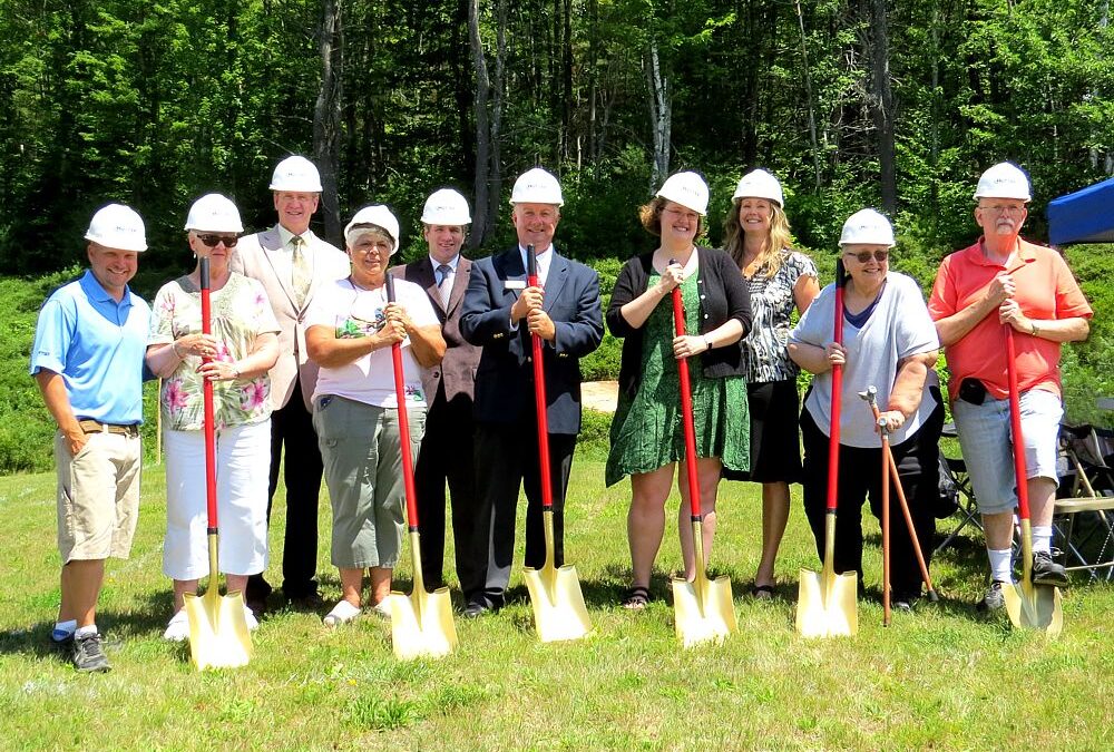 Groundbreaking at Wesley Wood  Gilford, NH