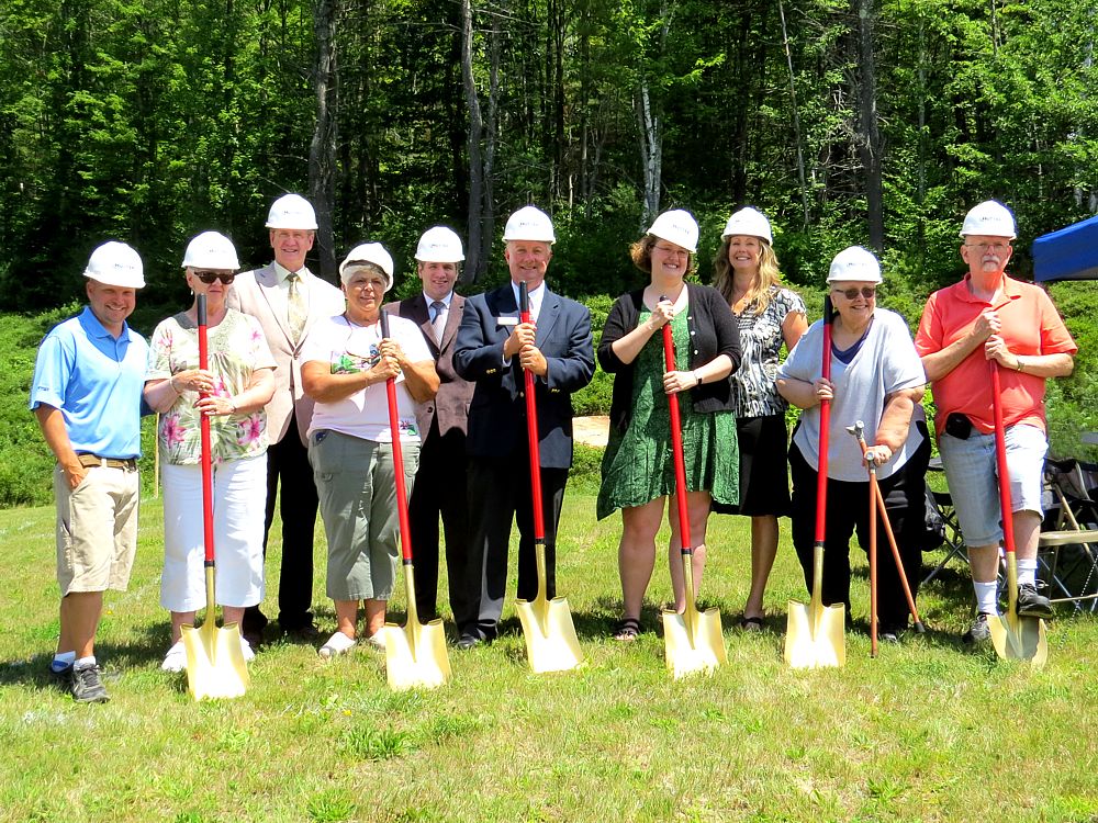 Groundbreaking at Wesley Wood  Gilford, NH