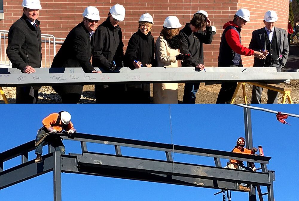 York Community Auditorium Beam Signing Ceremony