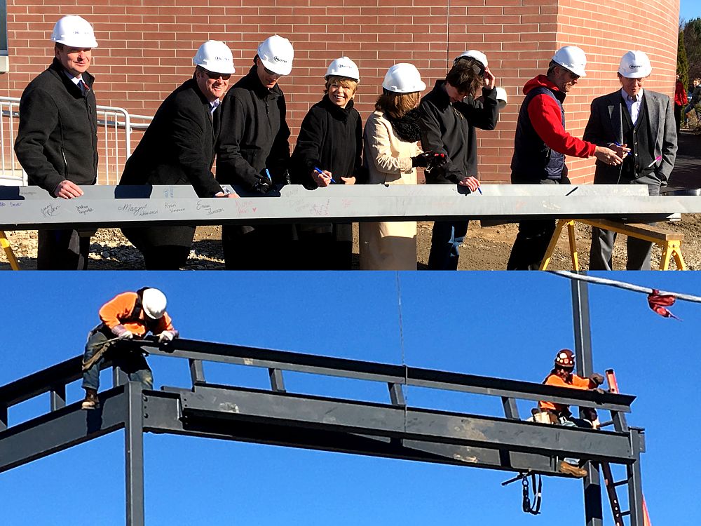 York Auditorim Beam Signing